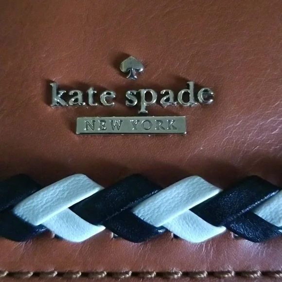 Kate Spade Black and Brown Crossbody Bag with Braided Detail - Picture 12 of 12